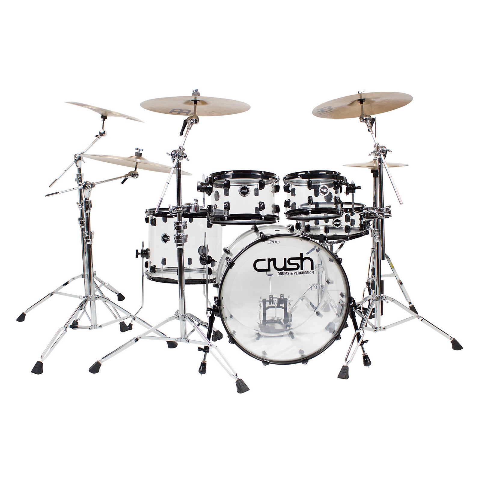 Crush Drums & Percussion Acrylic Series 5Piece Shell Pack Musician's