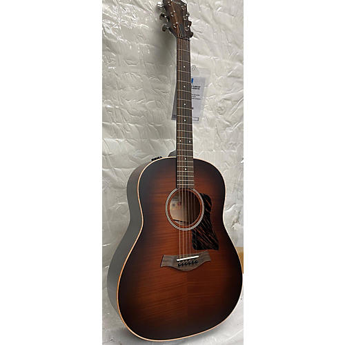 Taylor Ad27e Flametop Acoustic Electric Guitar shaded edge burst