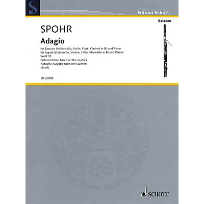 Schott Adagio, WoO 35 Schott Series by Louis Spohr Edited by Wolfgang Birtel