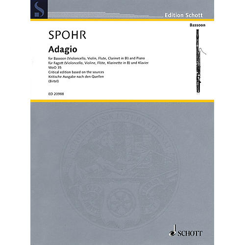 Schott Adagio, WoO 35 Schott Series by Louis Spohr Edited by Wolfgang Birtel