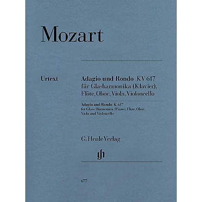 G. Henle Verlag Adagio and Rondo K617 Henle Music Folios Series Softcover  by Wolfgang Amadeus Mozart