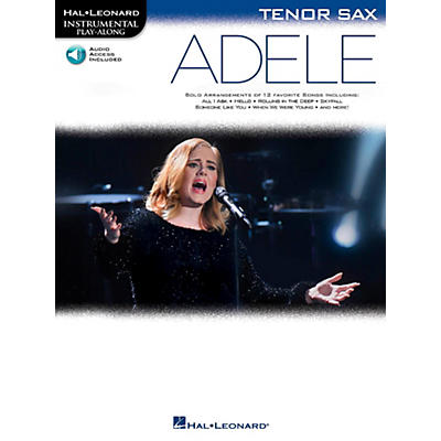 Hal Leonard Adele For Tenor Sax - Instrumental Play-Along Book/Online Audio