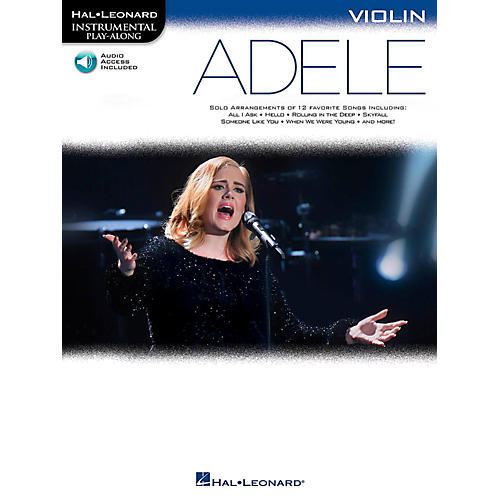 Adele For Violin - Instrumental Play-Along Book/Online Audio