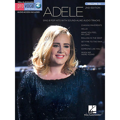 Hal Leonard Adele (Pro Vocal Women's Edition Volume 56) Pro Vocal Series Softcover Audio Online