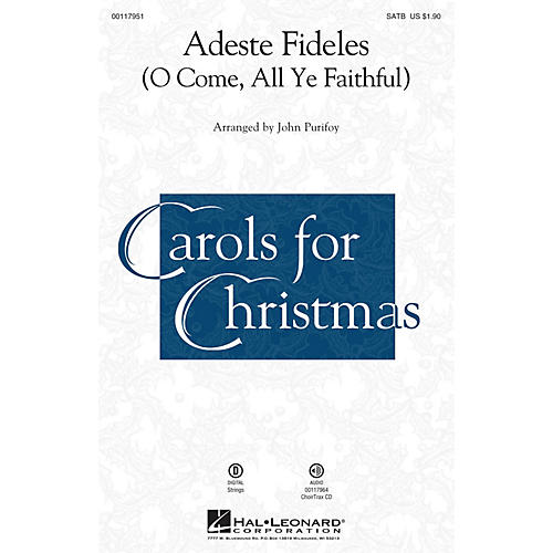 Hal Leonard Adeste Fideles SAB Arranged by John Purifoy
