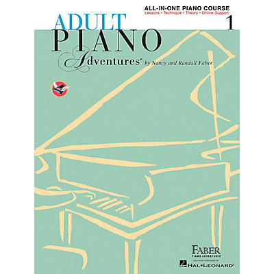 Faber Piano Adventures Adult Piano Adventures All-In-One Lesson Book 1 - A Comprehensive Piano Course - Faber Piano