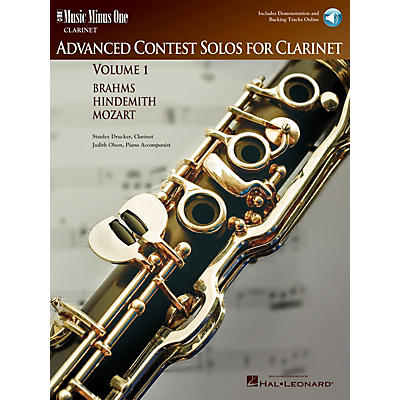 Music Minus One Advanced Clarinet Solos - Volume I Music Minus One Series BK/CD Performed by Stanley Drucker