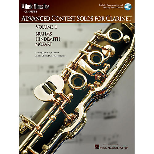 Advanced Clarinet Solos - Volume I Music Minus One Series BK/CD Performed by Stanley Drucker