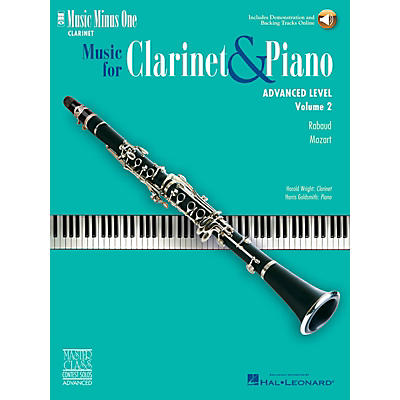 Music Minus One Advanced Clarinet Solos - Volume II Music Minus One Series BK/CD Performed by Harold Wright