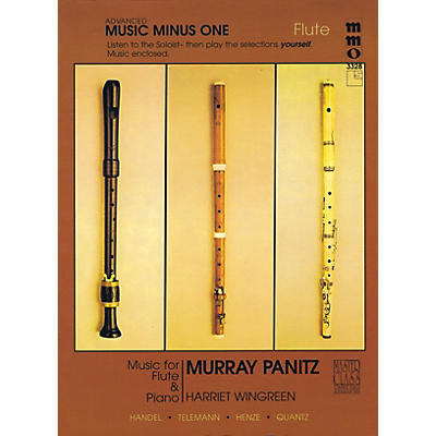 Music Minus One Advanced Flute Solos - Volume 3 Music Minus One Series Softcover with CD Performed by Murray Panitz