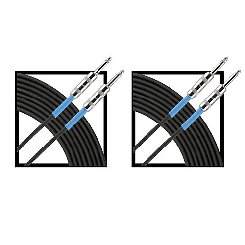 Live Wire Advantage Instrument Cable Regular 10' Black 2-Pack