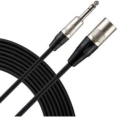 Live Wire Advantage Interconnect Cable 1/4 TRS Male to XLR Male Black
