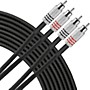 Live Wire Advantage Interconnect Dual Cable RCA Male to RCA Male 3 ft. Black