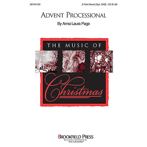 Brookfield Advent Processional 2 Part Mixed composed by Anna Laura Page