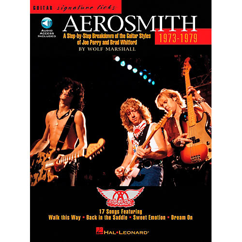 Aerosmith 1973-1979 Guitar Signature Licks Book with CD