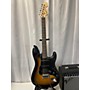 Used Squier Affinity HSS Strat Bundle Electric Guitar Pack Two Tone Sunburst