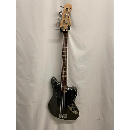 Squier Affinity Jaguar Bass Electric Bass Guitar Metallic Silver