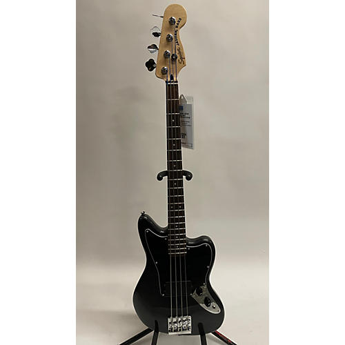 Squier Affinity Jaguar Bass H Electric Bass Guitar Charcoal Frost Metallic