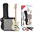 Squier Affinity Jazz Bass Limited-Edition Pack With Fender Rumble 15W Bass Combo Amp Candy Apple RedOlympic White