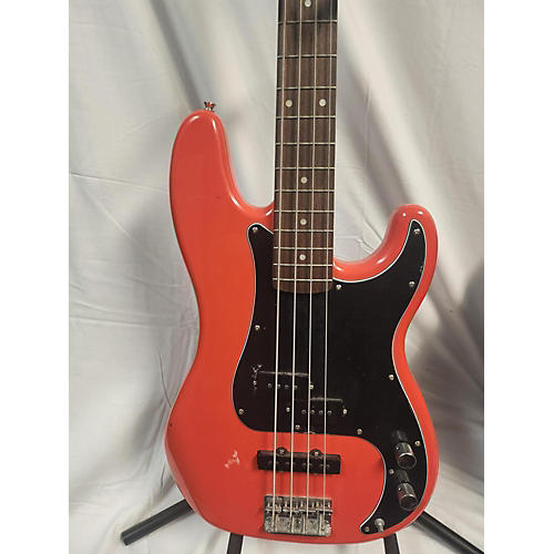 Squier Affinity Precision Bass Electric Bass Guitar Coral Red