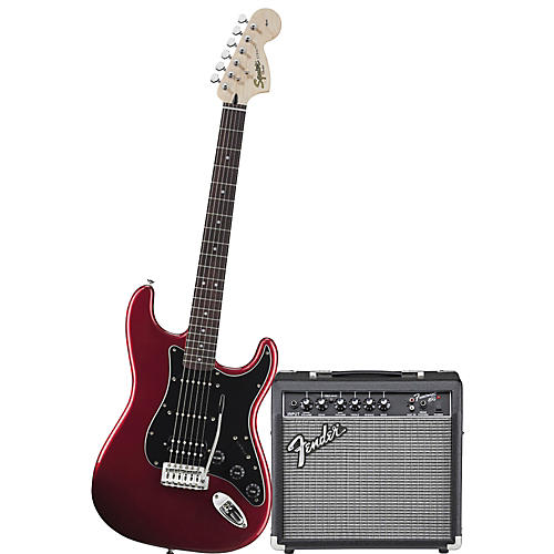 Affinity Series HSS Stratocaster Electric Guitar Pack with 15G Amplifier