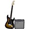 Affinity Series HSS Stratocaster Electric Guitar Pack with 15G Amplifier Level 2 Brown Sunburst 888365720654