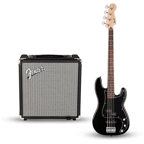 Affinity Series PJ Bass Pack with Fender Rumble 15W 1x8 Bass Combo Amp
