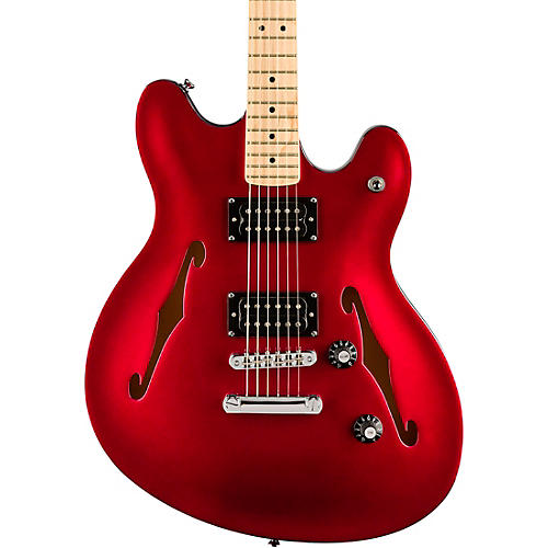 Squier Affinity Series Starcaster Maple Fingerboard Electric Guitar Candy Apple Red