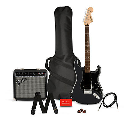 Squier Affinity Series Stratocaster HSS Electric Guitar Pack With Fender Frontman 15G Amp -