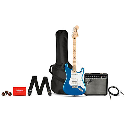 Squier Affinity Series Stratocaster HSS Electric Guitar Pack With Fender Frontman 15G Amp -
