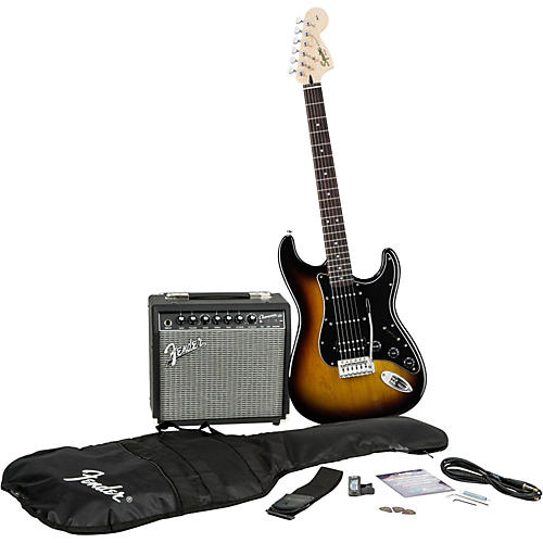 Affinity Series Stratocaster HSS Electric Guitar Pack with Fender Champion 20W Guitar Combo Amp