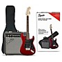 Squier Affinity Series Stratocaster HSS Electric Guitar Pack with Fender Frontman 15G Amp Candy Apple Red