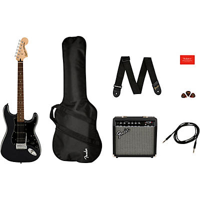 Squier Affinity Series Stratocaster HSS Electric Guitar Pack with Fender Frontman 15G Amp