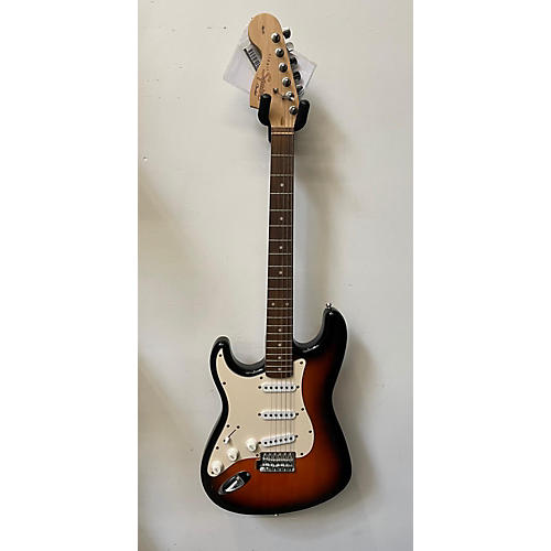 Squier Affinity Stratocaster Left Handed Electric Guitar Tobacco Burst