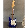 Used Squier Affinity Stratocaster Solid Body Electric Guitar Metallic Blue