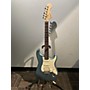 Used Squier Affinity Stratocaster Solid Body Electric Guitar Metallic Blue