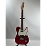 Used Squier Affinity Telecaster Solid Body Electric Guitar Sparkle Red