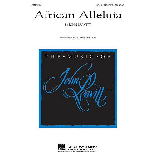 Hal Leonard African Alleluia SSAA Composed by John Leavitt