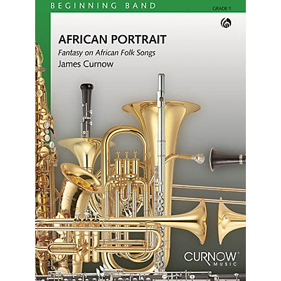 Curnow Music African Portrait (Grade 1 - Score Only) Concert Band Level 1 Composed by James Curnow