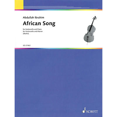 Schott African Song (for Cello and Piano) String Series Softcover