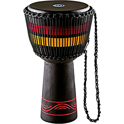 MEINL African Style Fire Rhythm Series Rope Tuned Wood Djembe
