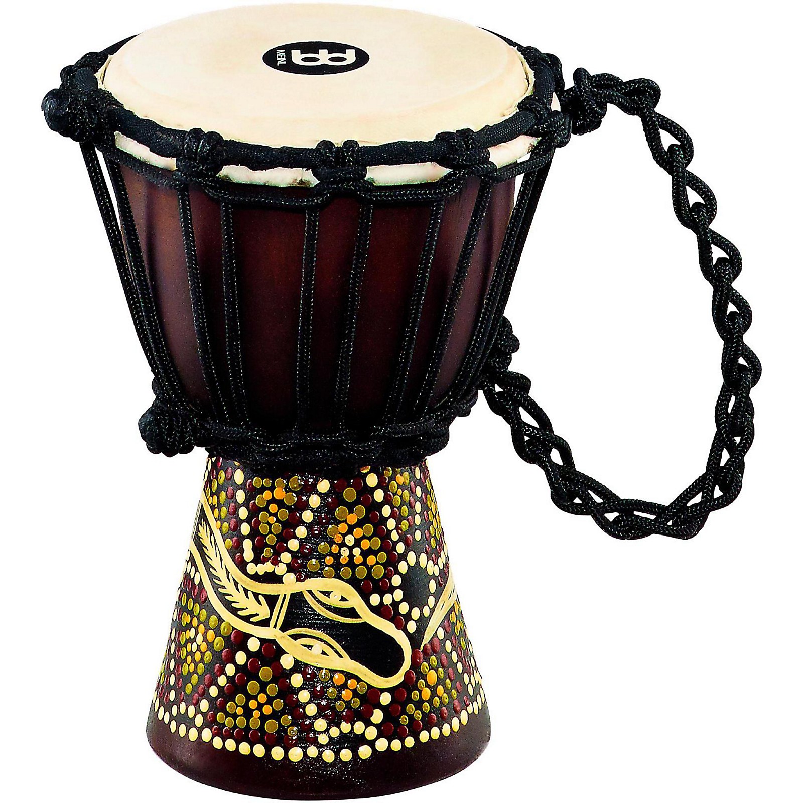 Meinl African Style Mini Djembe 4 5 In Dark Serpents Musicians Friend