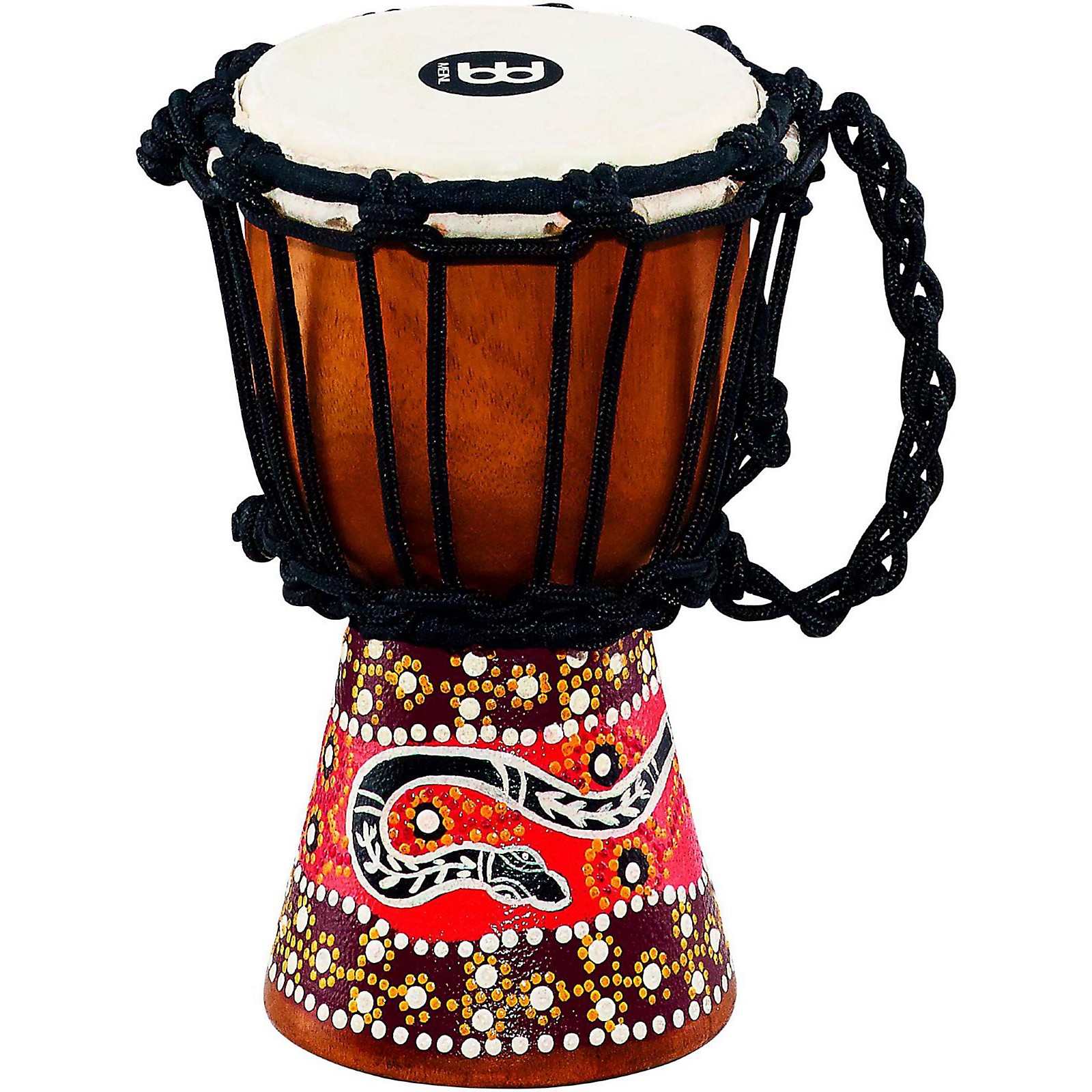 Meinl AfricanStyle Mini Djembe 4.5 in. Python Musician's Friend