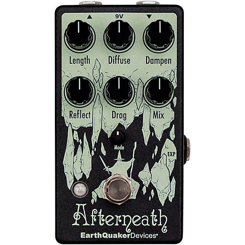 EarthQuaker Devices Afterneath V3 Reverb Effects Pedal Condition 1 - Mint Black
