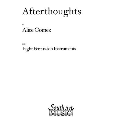 Hal Leonard Afterthoughts (Percussion Music/Percussion Ensembles) Southern Music Series Composed by Gomez, Alice