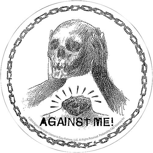 Against Me Skull Sticker