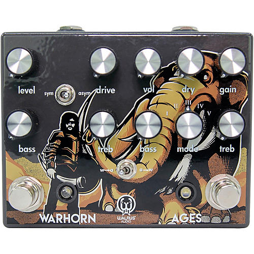 Walrus Audio Ages Five-State Overdrive and Warhorn Mid-Range 