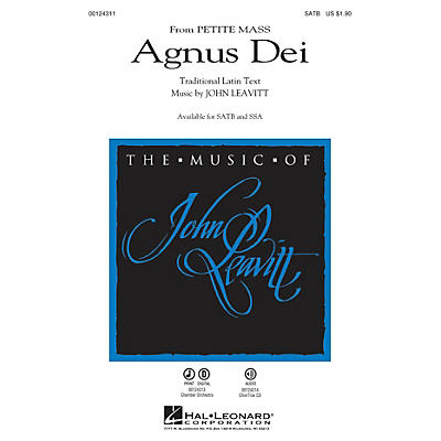 Hal Leonard Agnus Dei (from Petite Mass) CHOIRTRAX CD Composed by John Leavitt