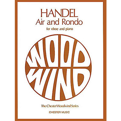 CHESTER MUSIC Air and Rondo for Oboe and Piano Music Sales America Series