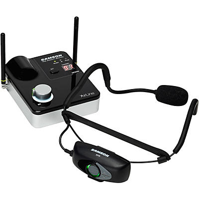 Samson AirLine 99m Wireless Fitness Headset System with Qe Fitness Mic (AH9-Qe/AR99m)